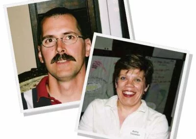 Diaconal Ministers, Emmanuel grads David Hewitt,1978 and Kathy Toivanen 1986, photos taken 2003